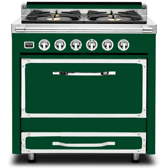 VIKING TUSCANY 36&quot; DF RANGE 4 BURNER - Ivy