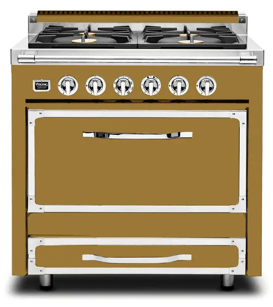 VIKING TUSCANY 36&quot; DF RANGE 4 BURNER - Golden Hour