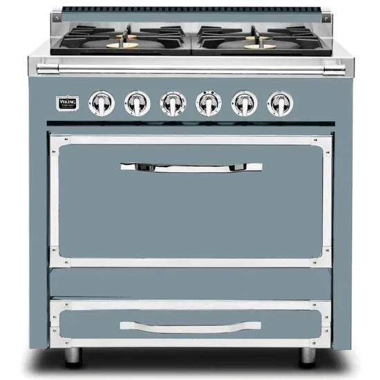 VIKING TUSCANY 36&quot; DF RANGE 4 BURNER - November Sky