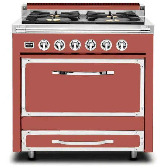 VIKING TUSCANY 36&quot; DF RANGE 4 BURNER - Spiced Cider