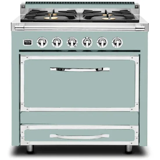 VIKING TUSCANY 36&quot; DF RANGE 4 BURNER - Splash