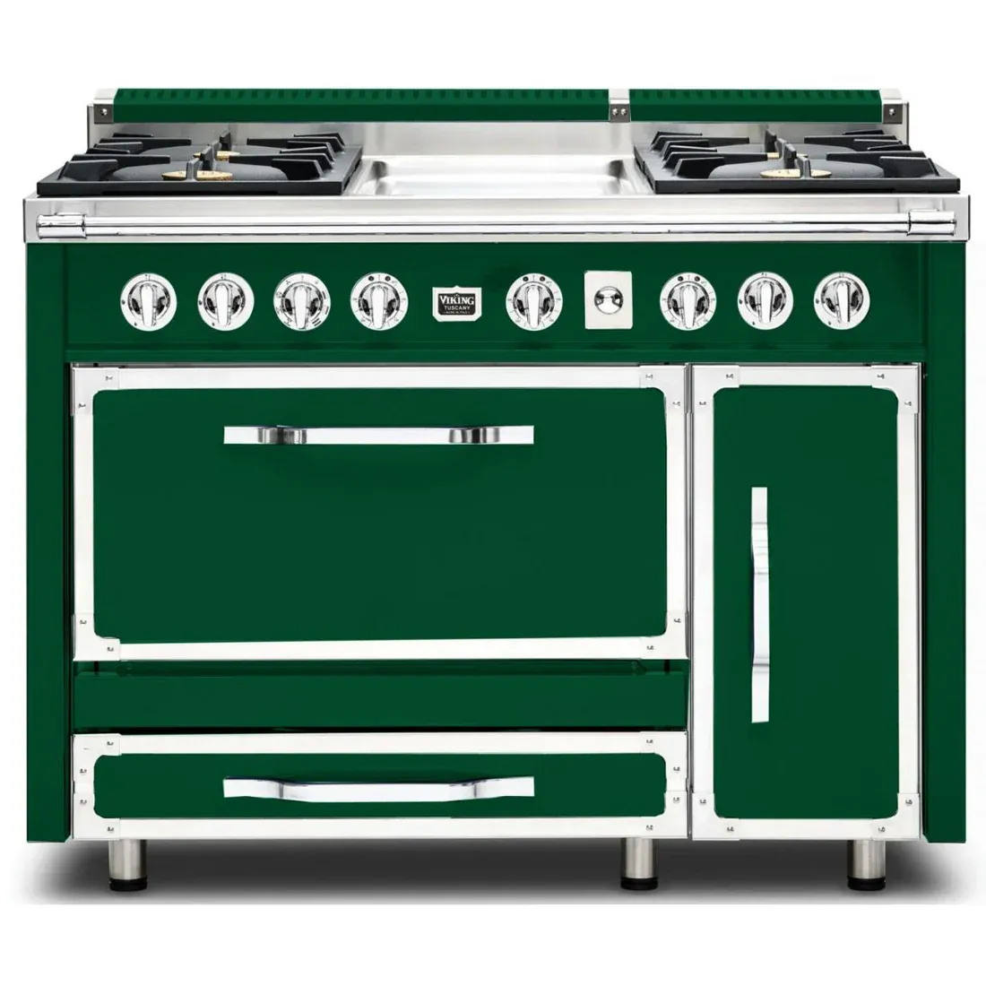 VIKING TUSCANY 48&quot; DF RANGE 4 BURNER/GRIDDLE - Ivy