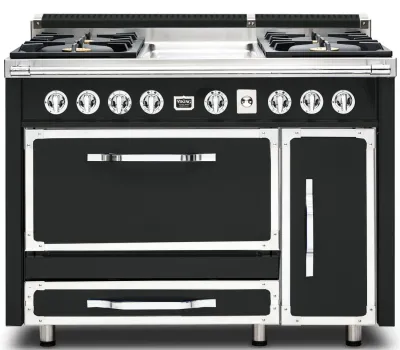 VIKING TUSCANY 48&quot; DF RANGE 4 BURNER/GRIDDLE - Antique Bronze