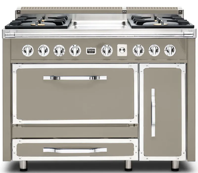 VIKING TUSCANY 48&quot; DF RANGE 4 BURNER/GRIDDLE - Nantucket