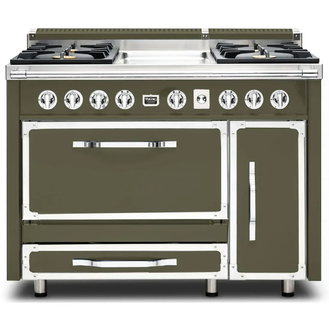 VIKING TUSCANY 48&quot; DF RANGE 4 BURNER/GRIDDLE - Martini