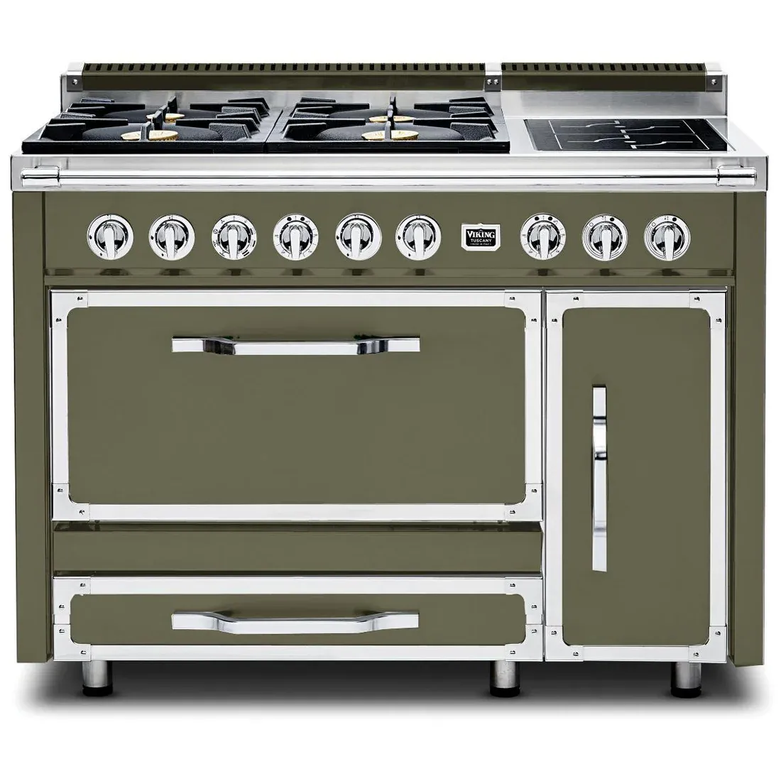 VIKING TUSCANY 48&quot; DF RANGE 4 BURNER/INDUCTION - Martini