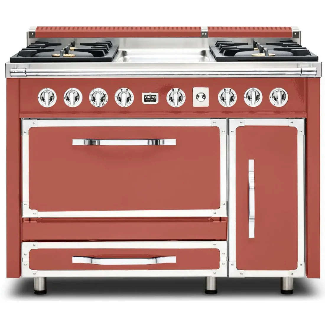 VIKING TUSCANY 48&quot; DF RANGE 4 BURNER/GRIDDLE - Spiced Cider