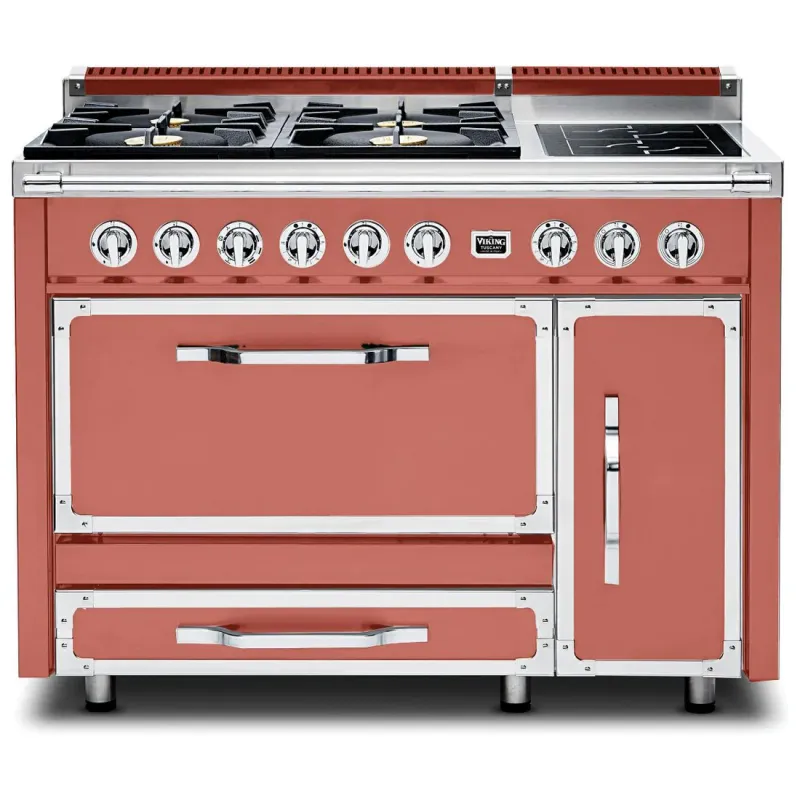 VIKING TUSCANY 48&quot; DF RANGE 4 BURNER/INDUCTION - Spiced Cider