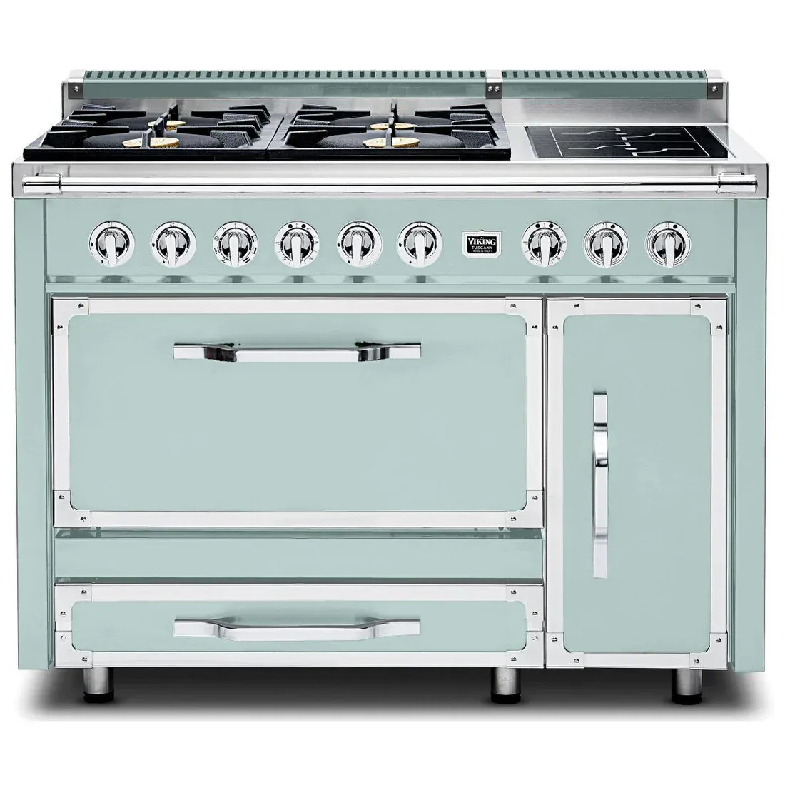 VIKING TUSCANY 48&quot; DF RANGE 4 BURNER/INDUCTION - Splash
