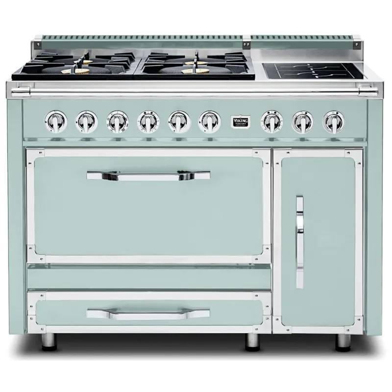VIKING TUSCANY 48&quot; DF RANGE 4 BURNER/INDUCTION - Splash