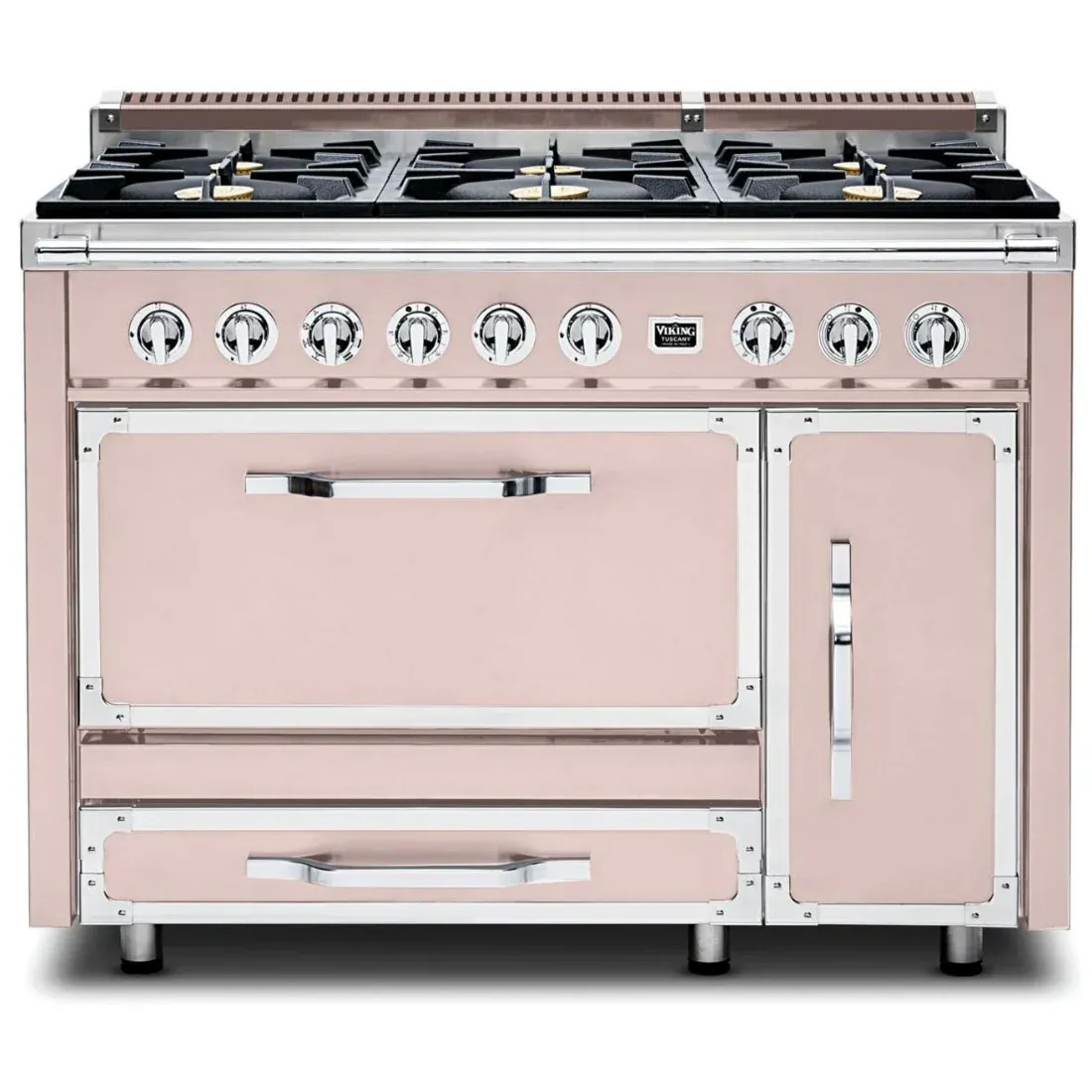 VIKING TUSCANY 48&quot; DF RANGE 6 BURNER - Blush