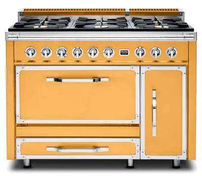 VIKING TUSCANY 48" DF RANGE 6 BURNER - Daffodil