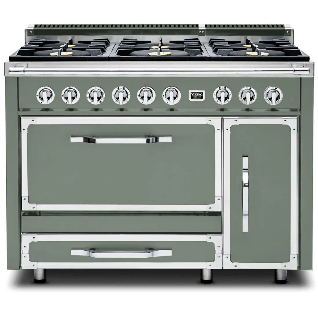 VIKING TUSCANY 48&quot; DF RANGE 6 BURNER - Eucalyptus