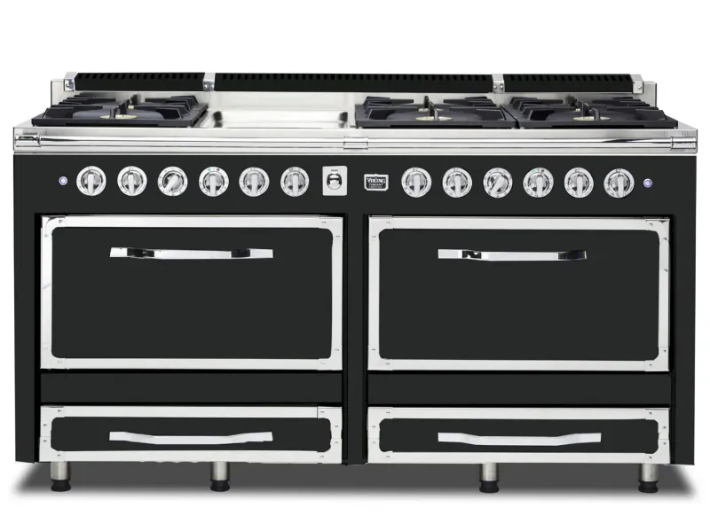 VIKING TUSCANY 66&quot; DF RANGE 6 BURNER/GRIDDLE - Antique Bronze