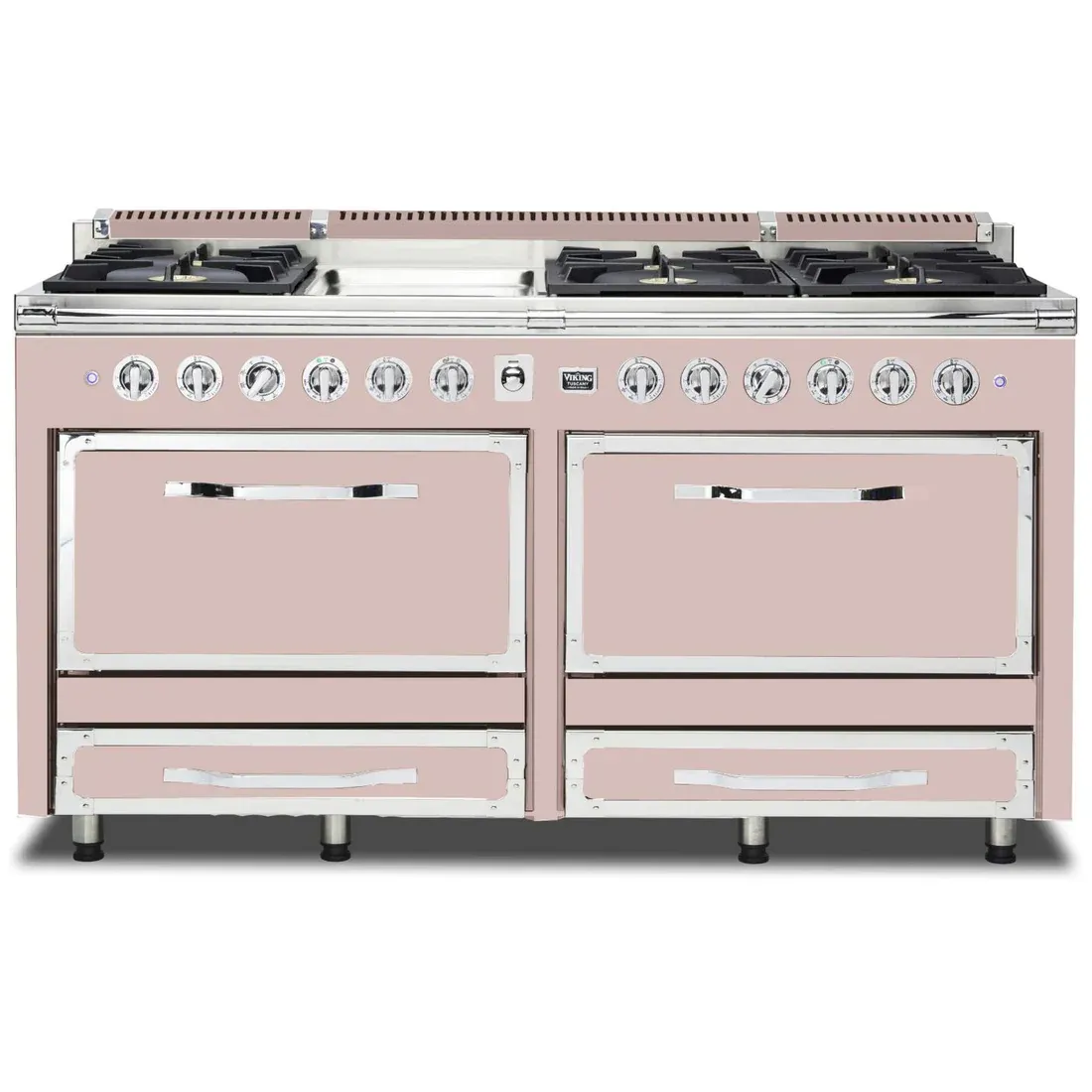 VIKING TUSCANY 66&quot; DF RANGE 6 BURNER/GRIDDLE - Blush