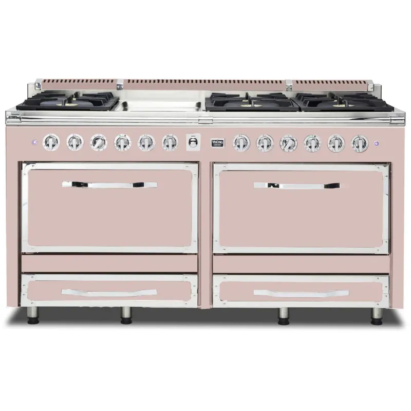 VIKING TUSCANY 66&quot; DF RANGE 6 BURNER/GRIDDLE - Blush