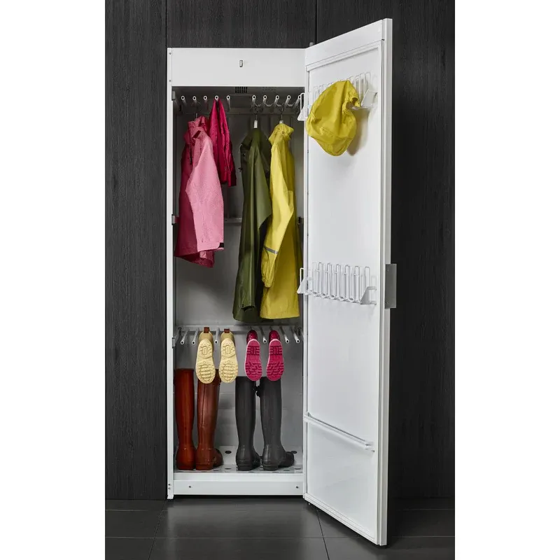 184cm, VENTED DRYING CABINET White