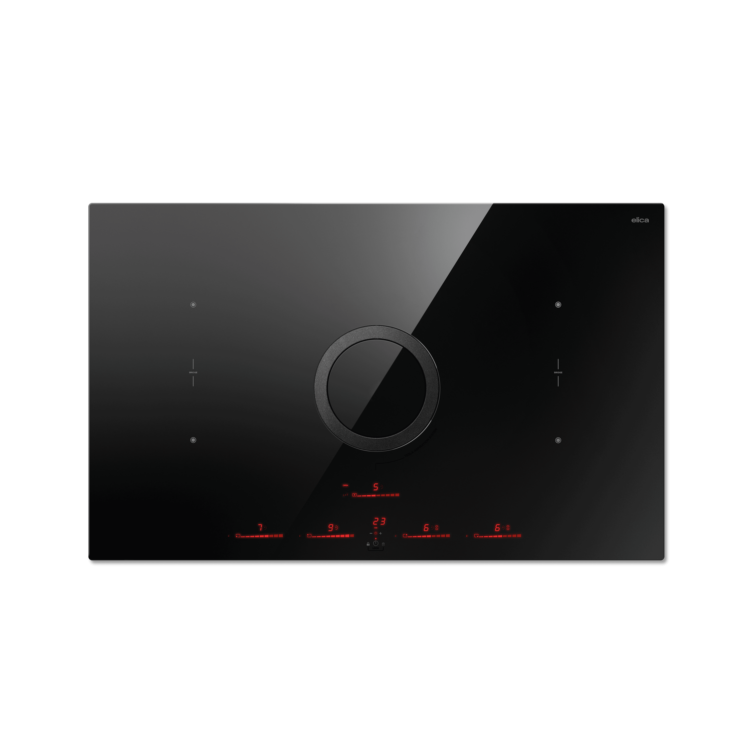 ELICA COOKTOP TESLA SWITCH 36&quot; 600 PCM BLACK GLASS