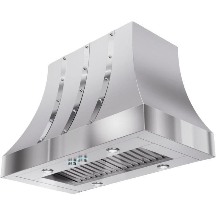 ORISTANO Wall Mount Range Hood 48" wide - NACFM