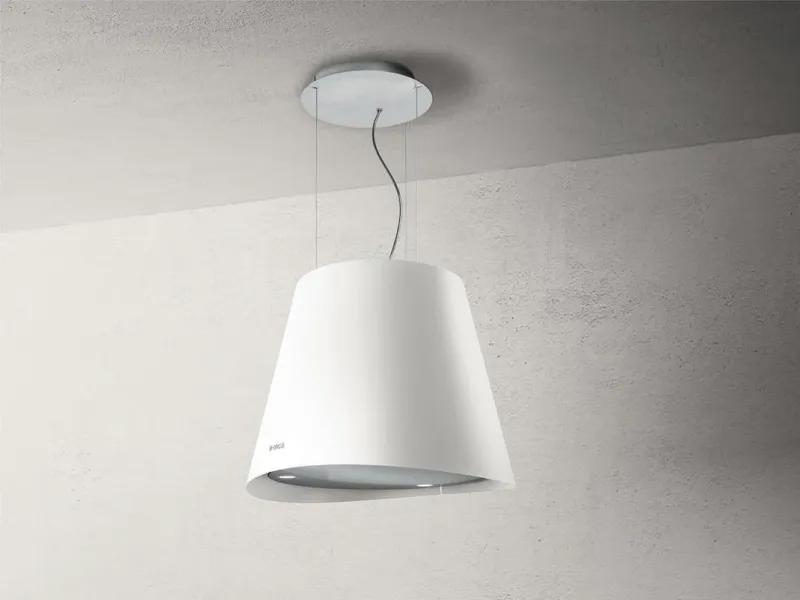 EASY WHITE Island Range Hood 20 1/4” wide - 350CFM