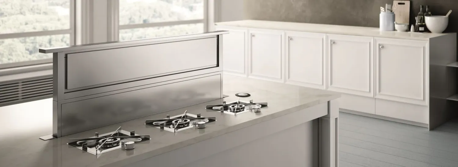 RISE Downdraft Range Hood 36&quot; wide - 600CFM