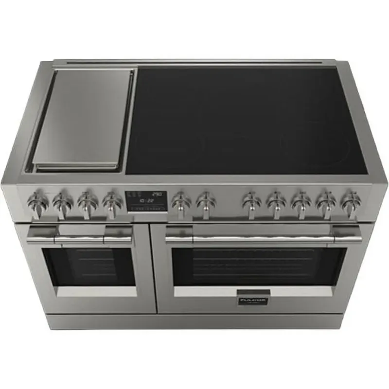 600 Series Freestanding Professional 5 burner Induction range with 2 zone induction