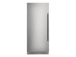 36&quot; LH - Stainless Cladded Bottom Compressor Column - Fridgerigerator, Luminous interior includes Professional Badge and Handle