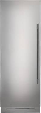 30&quot; LH - Stainless Cladded Bottom Compressor Column - Fridgerigerator, Luminous interior includes Professional Badge and Handle