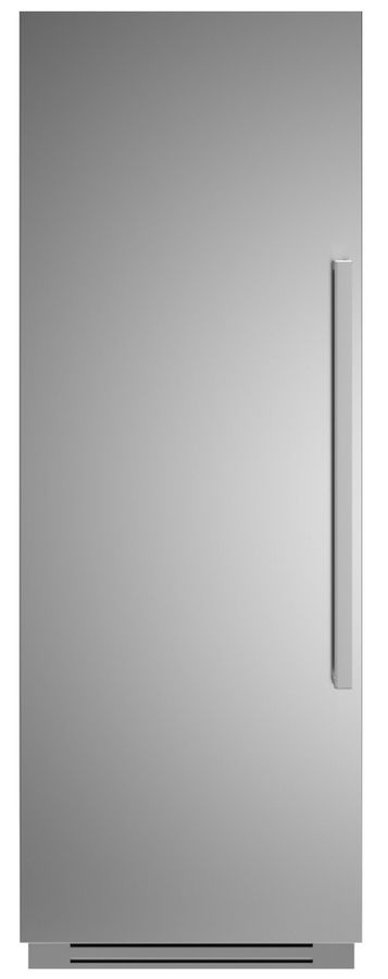 30&quot; LH - Stainless Cladded Bottom Compressor Column - Freezer, Luminous interior with internal ice maker includes Professional Badge and Handle