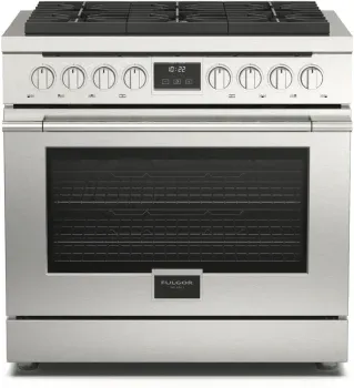 36&quot; Prof.Gas Range,6 Aluminum  burners, SS