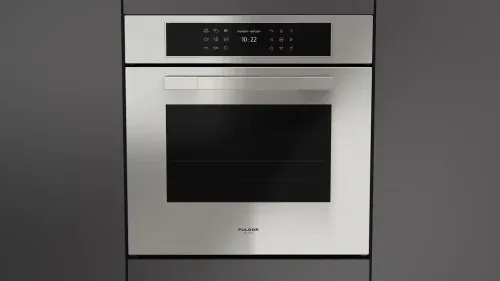 24&#39;&#39; single built-in self clean elect oven w/ dual convection multi pass broiler/ air fry / soft closing door 2 std racks 1 x telescopic rack SS