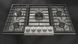 30&quot; Sofia. Gas Cooktop 5 Brass Burner, SS