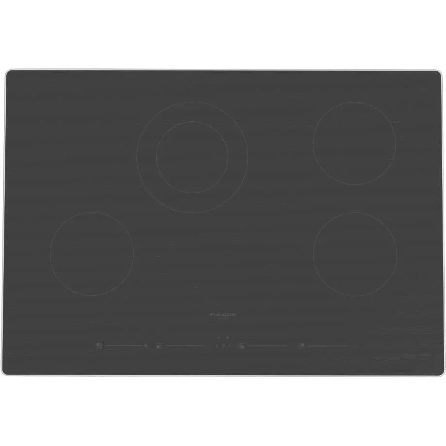 30&quot; Radiant Cooktop,  4 zone, Touch Slide Controls, N.A. version, brushed premium trim