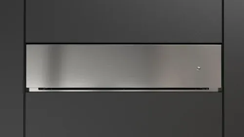 24&#39;&#39;  stainless warming drawer with push to open  no handle matches 400/700 series 24 oven