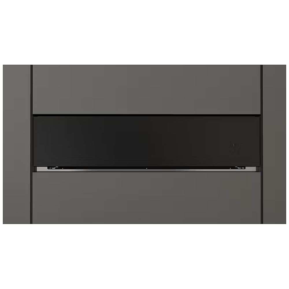 24&#39;&#39;  Black Matte warming drawer with push to open  no handle matches 400/700 series 24 oven