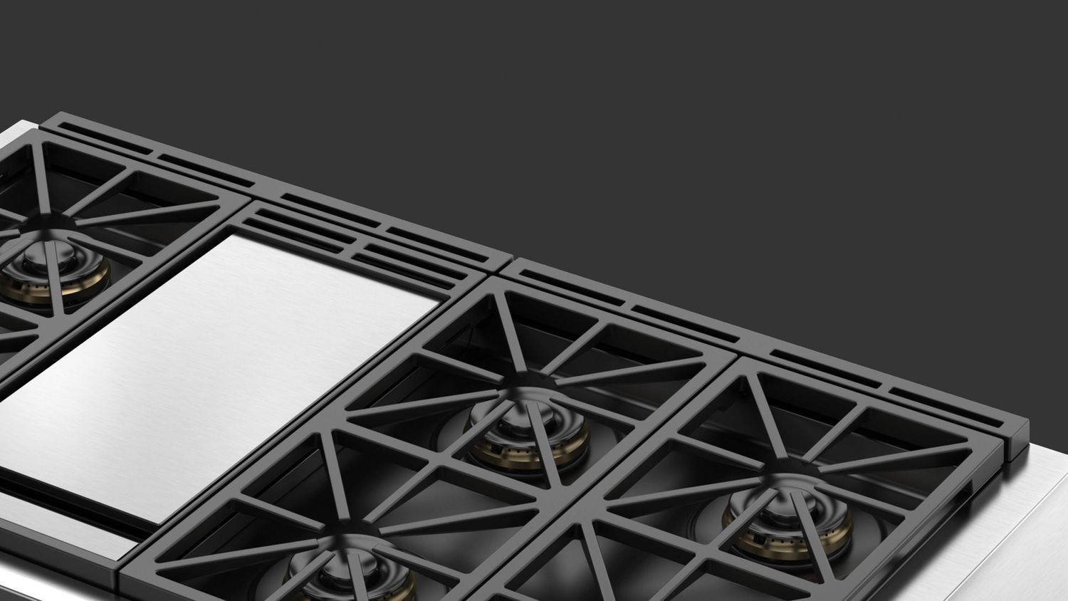 48" Sofia Back Guard - Cast Iron Island Trim