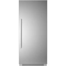 36" Built-in Refrigerator column - Stainless - Right swing door