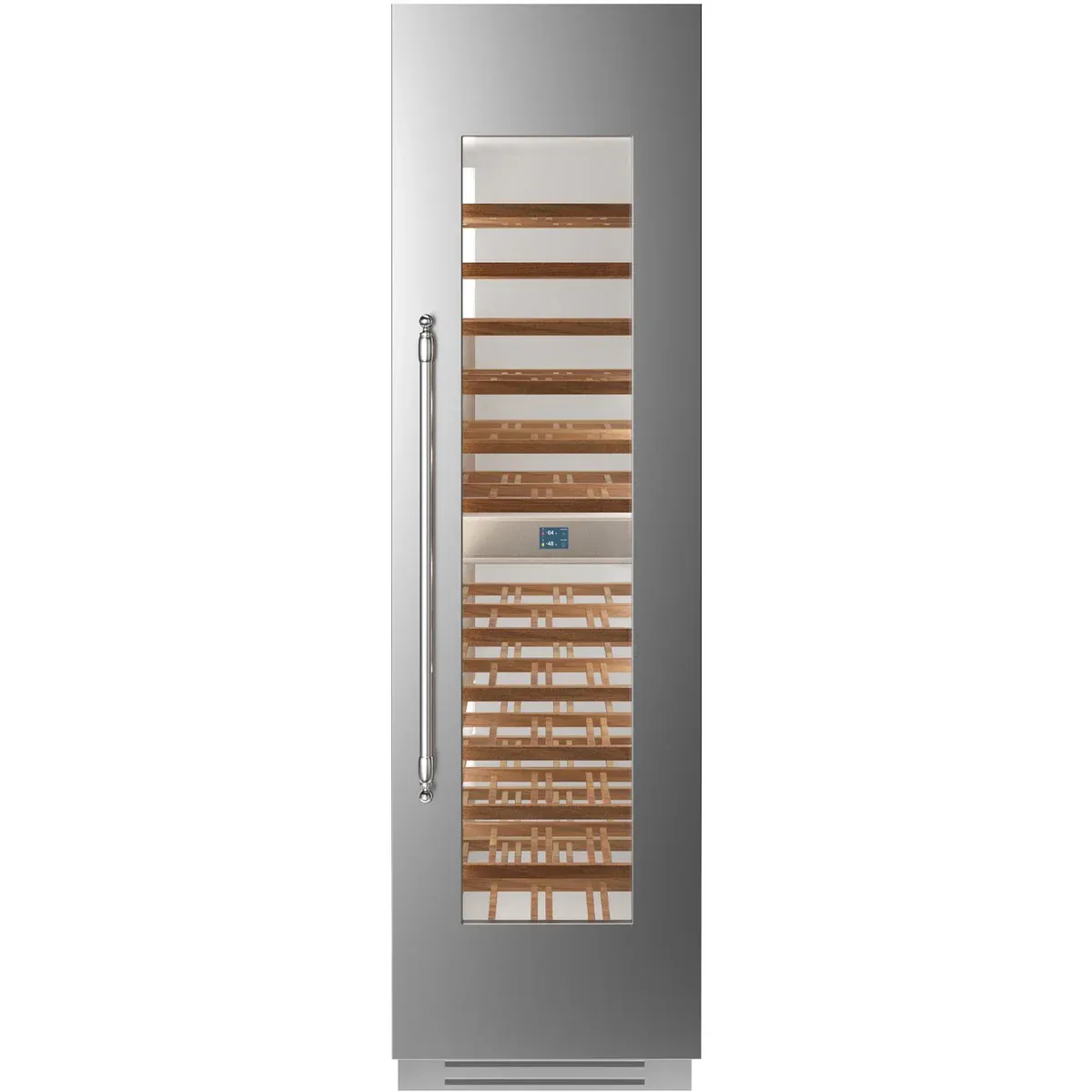 24" Built-in Wine Cellar column - Stainless - Right swing door