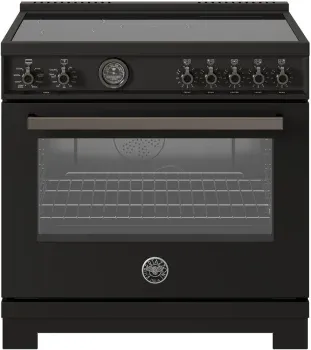 36&quot; Professional Series range - Electric self clean oven - 5 induction zones