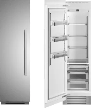 24&quot; Built-in Refrigerator column - Stainless - Left swing door