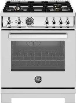 30" Pro Series range - Dual Fuel self clean oven - 4 bra burners  SS