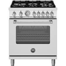 30" Master Series range - Gas oven - 5 aluminum burners - LP version, SS