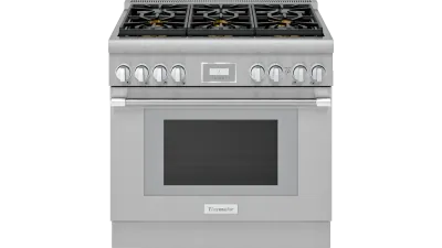 36" Professional Dual-Fuel Cabinet depth (24") Range