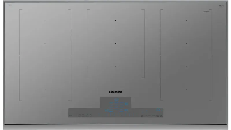 Masterpiece™, 36” Liberty Induction Cooktop with 3 flex zones ,  New Titanium Grey colour , SS Frame , Home Connect