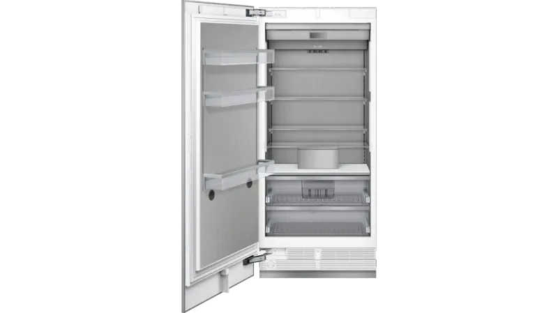 36" Freezer Column with Internal Ice Maker - Base Unit - Custom Panel - Reversible door swing - Side-byside kit included -Stainless Steel Interior - Home Connect™