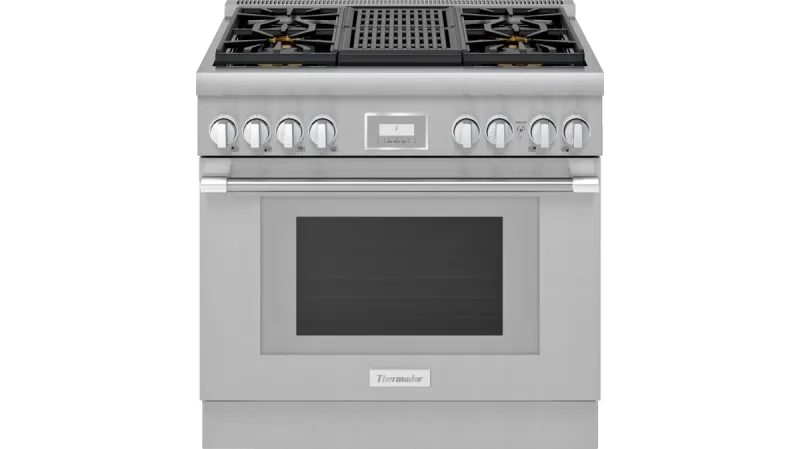 36" Professional Natural - Gas  Cabinet depth (24") Range