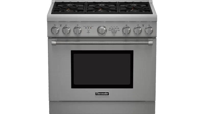 THERMADOR 36" DUAL FUEL RANGE - 6 BURNER