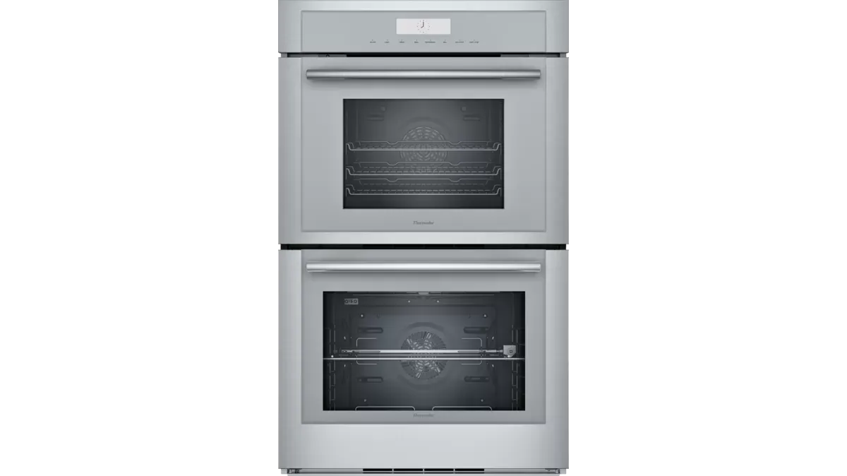 MED302WS 30" Masterpiece Double oven - Stainless steel - Flush or standard install -  Home connect . Upper cavity ONLY - 3 Telescopic  racks-  Rotisserie - Multi-point Meat Probe - MaxBroil .