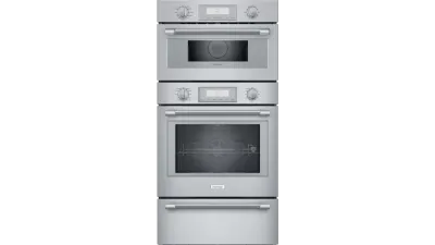 PODMCW31W 30" Triple  Combination Oven with Speed Oven and warming drawer - Stainless steel -  Rotisserie - Multi-Point Meat Probe . Upper Cavity ONLY - 1000 watts microwave power