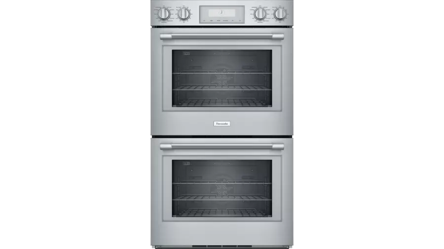 PO302W 30" Professional  Double  oven - Stainless steel - Flush or standard install -  1 Telescopic  rack-  -Soft Close Hinge - Meat Probe